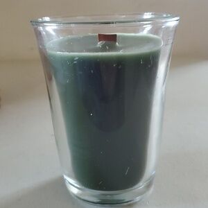 Ice & Evergreen wood wick candle New 8 oz burn time 50 hours, Celebrating Home
